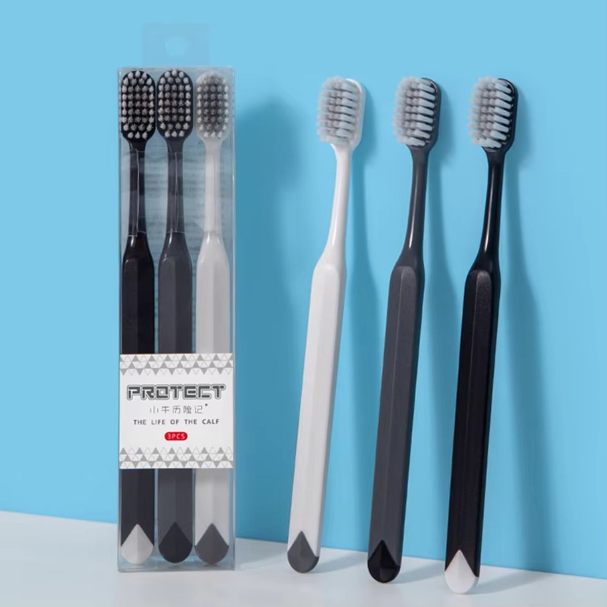 Premium Soft Bristle Toothbrush 3-Pack