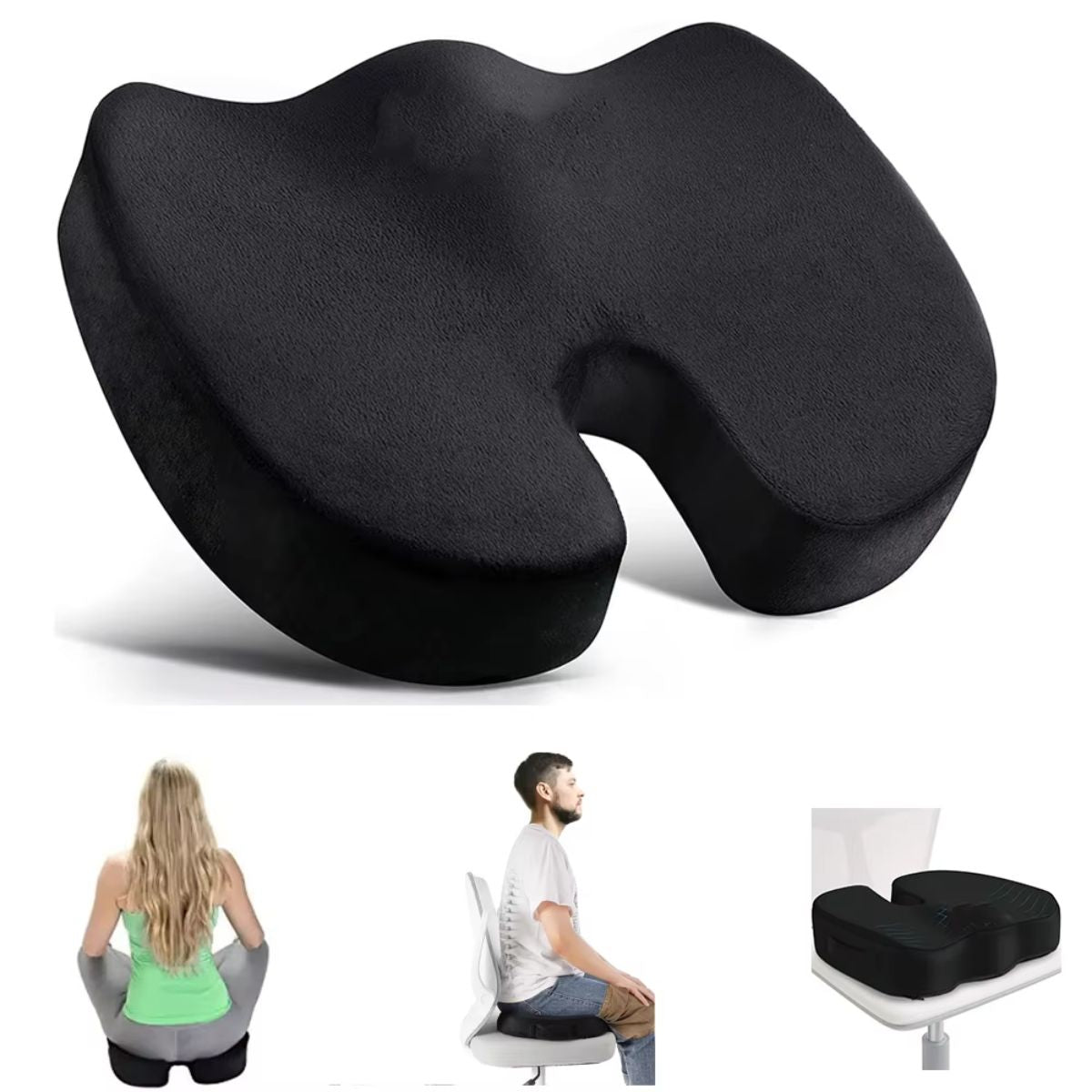 Orthopedic Memory Foam U-Shaped Seat Cushion