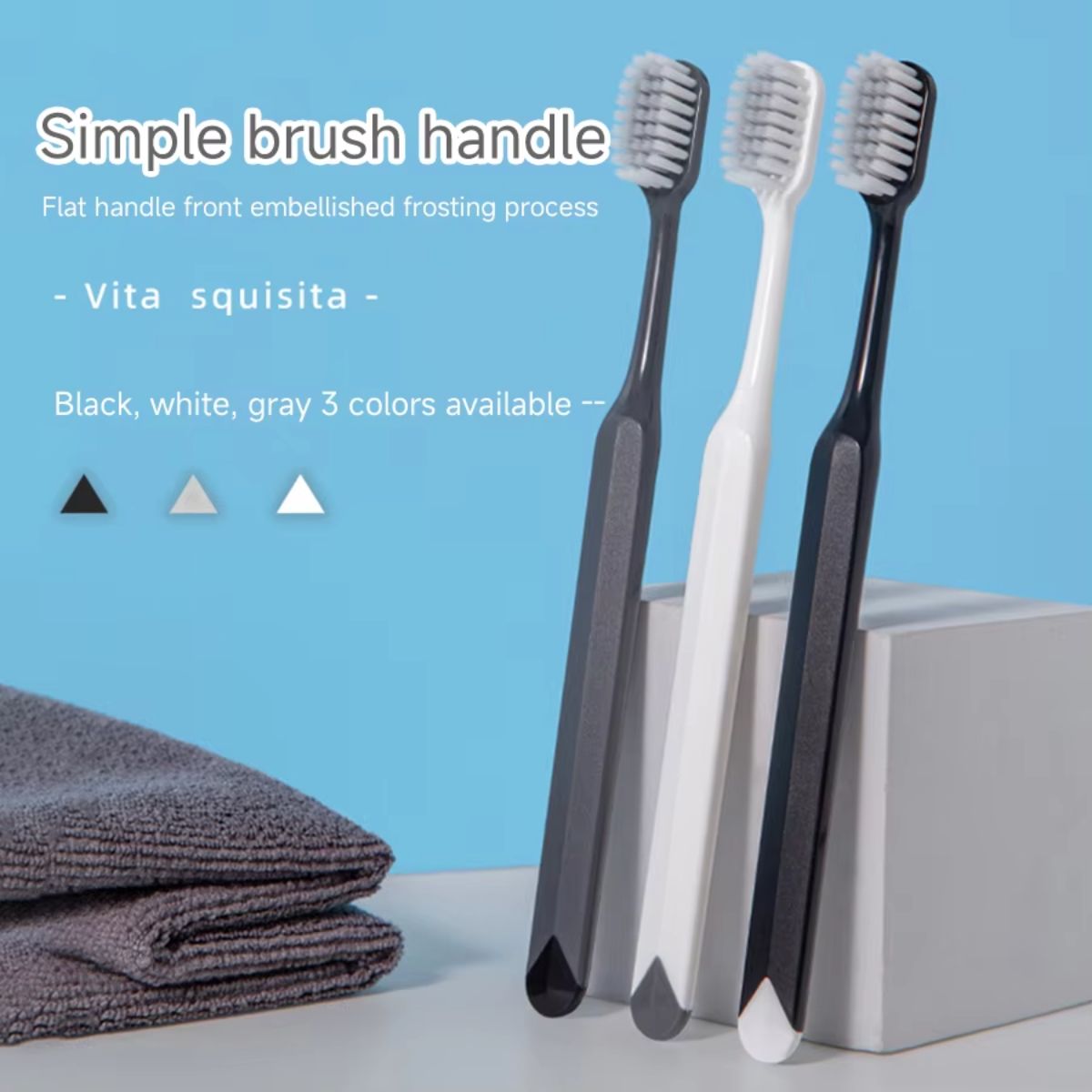 Premium Soft Bristle Toothbrush 3-Pack